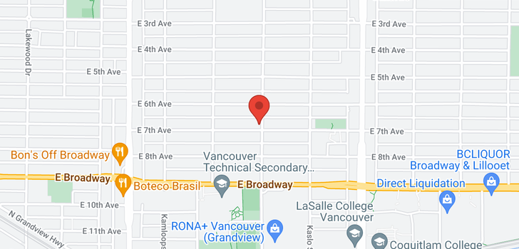 map of 2275 SLOCAN STREET